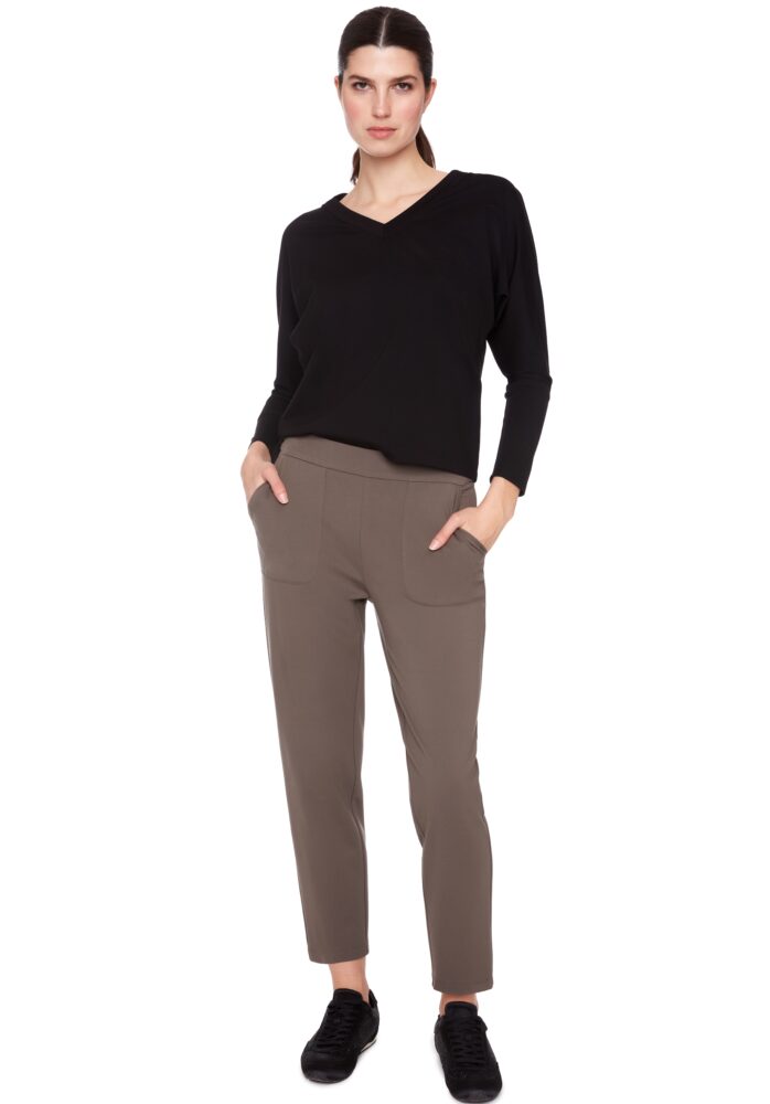 SLIM LEG PONTE PANT 26" - CLY