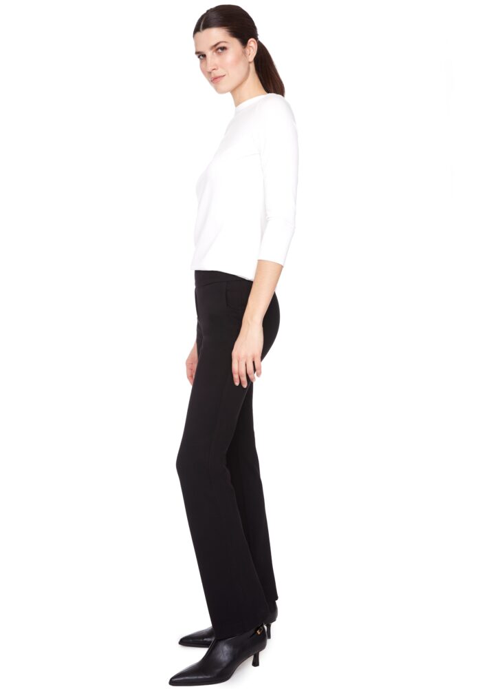 PONTE BOOTCUT PANT - BLK