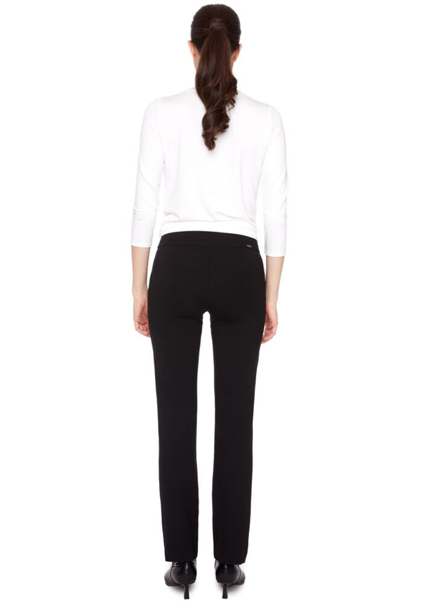 PONTE BOOTCUT PANT - BLK