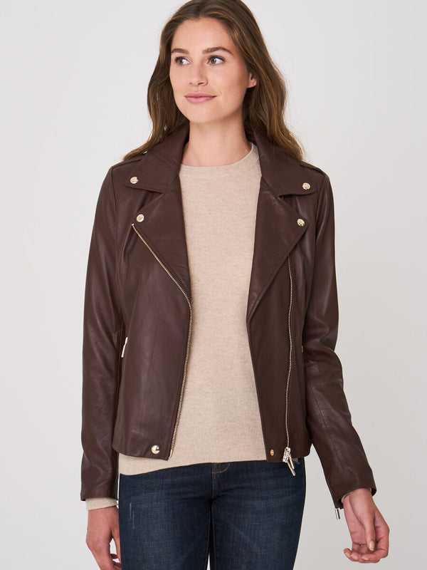 LEATHER MOTO JACKET