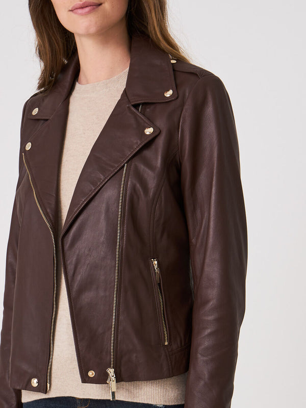 LEATHER MOTO JACKET