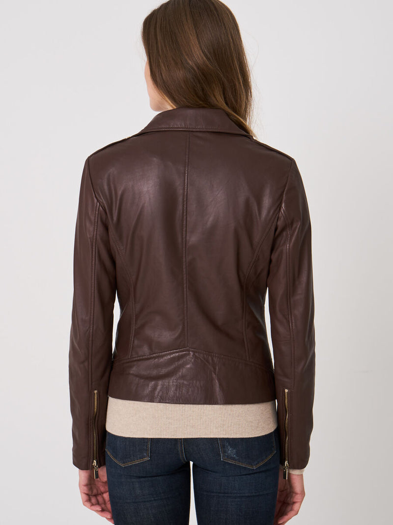 LEATHER MOTO JACKET