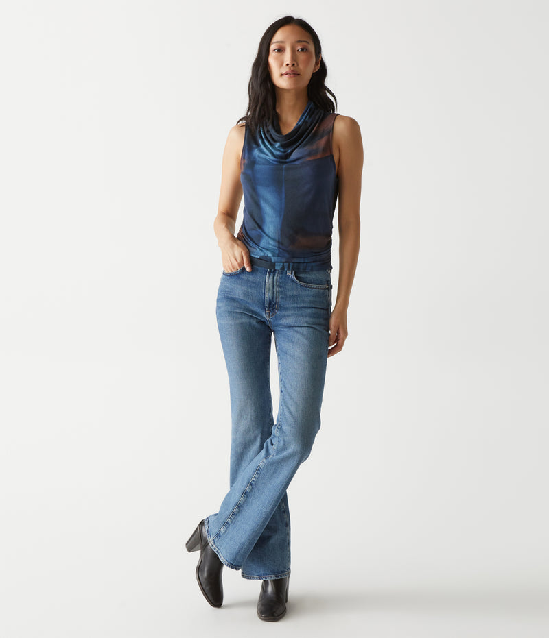 ANITA DRAPE NECK TOP - NOCO