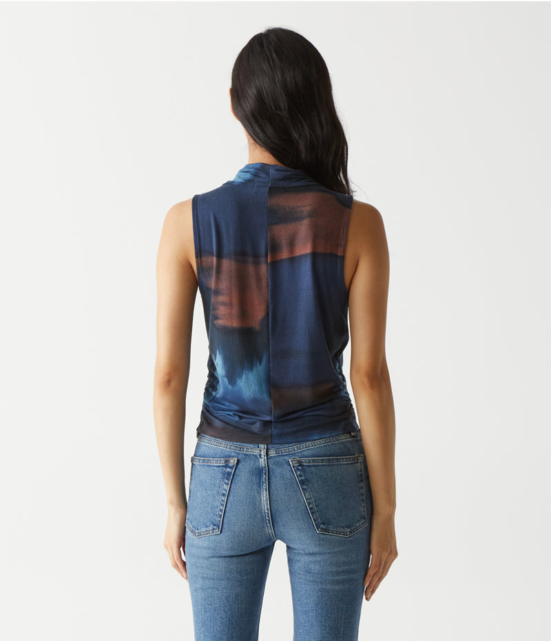 ANITA DRAPE NECK TOP - NOCO
