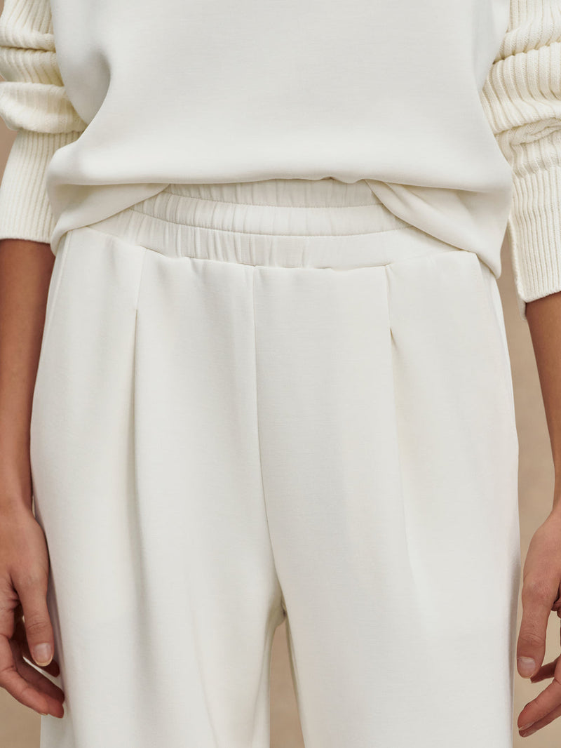 THE EXTRA WIDE LEG PANT 29.5" - EGRET