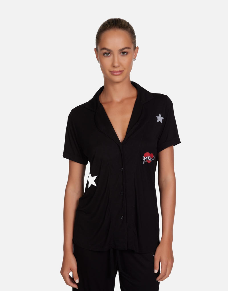 WAVERLY ROCKER TEDDY - BLK