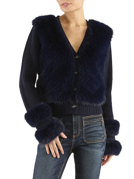 VIVIETTA CARDIGAN - NAVY