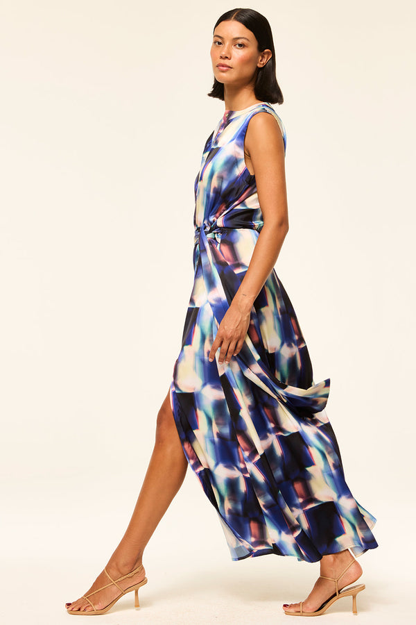 ANNABELLA DRESS - AMETHYST GEO