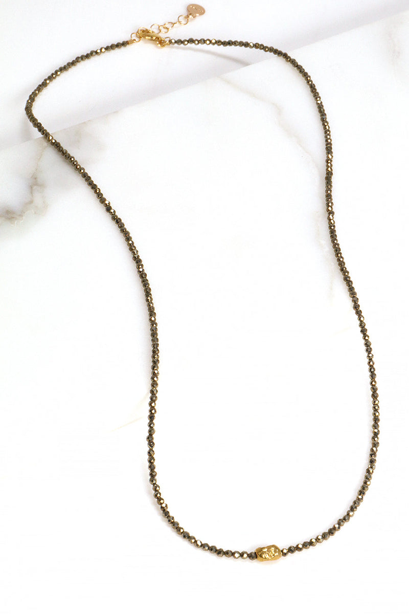 PYRITE WRAP BRACELET