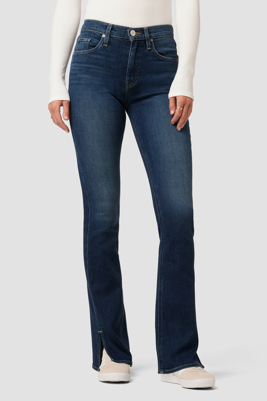 BARBARA HIGH RISE BABY BOOTCUT W/SLIT HEM - NATION