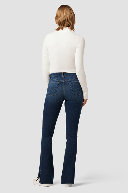 BARBARA HIGH RISE BABY BOOTCUT W/SLIT HEM - NATION