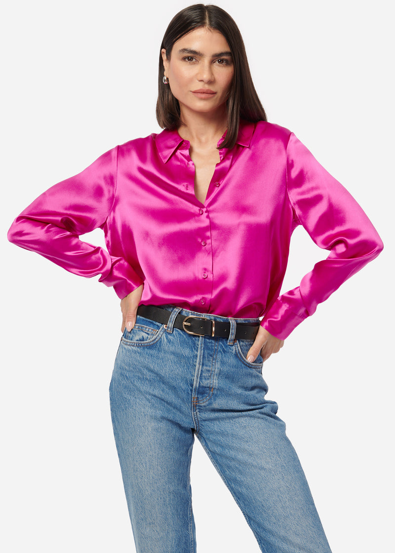 CROSBY BLOUSE - PETUNIA
