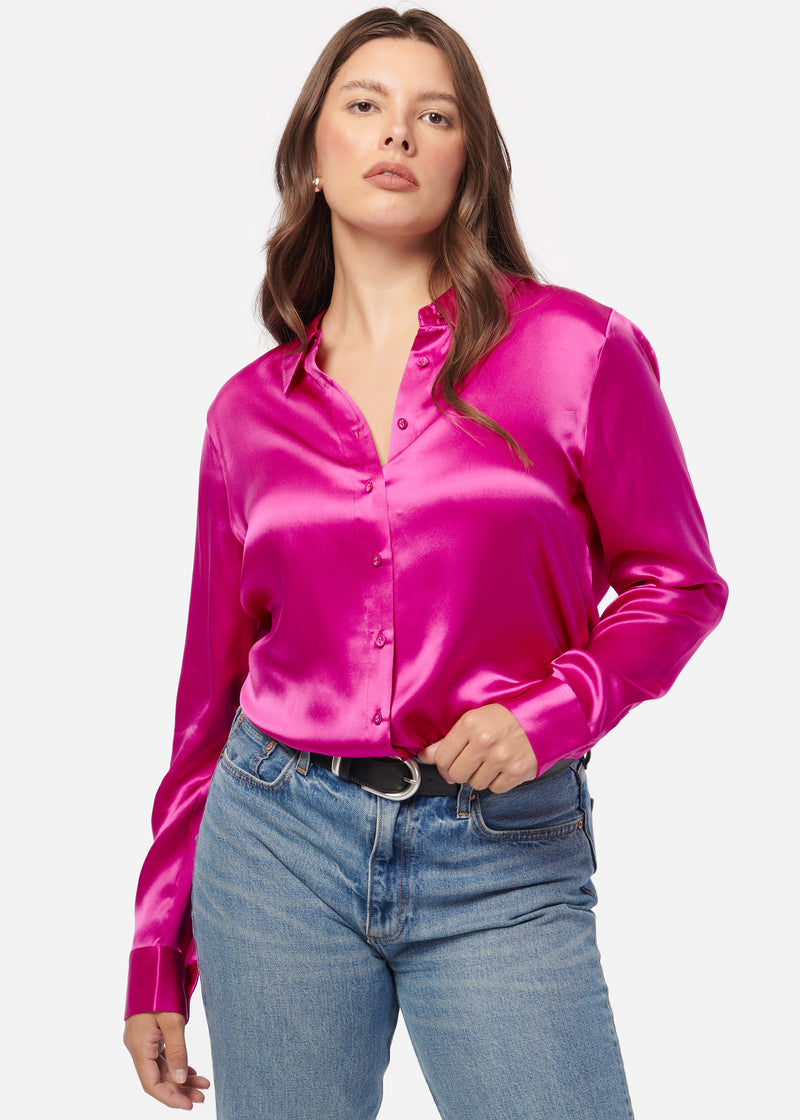 CROSBY BLOUSE - PETUNIA