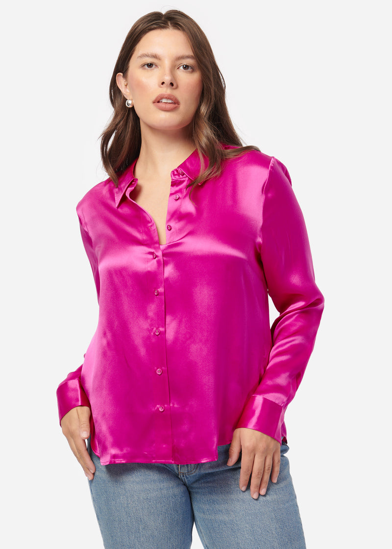 CROSBY BLOUSE - PETUNIA