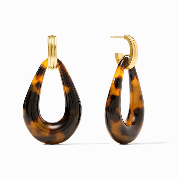 CARNABY DOORKNOCKER EARRING - TORT