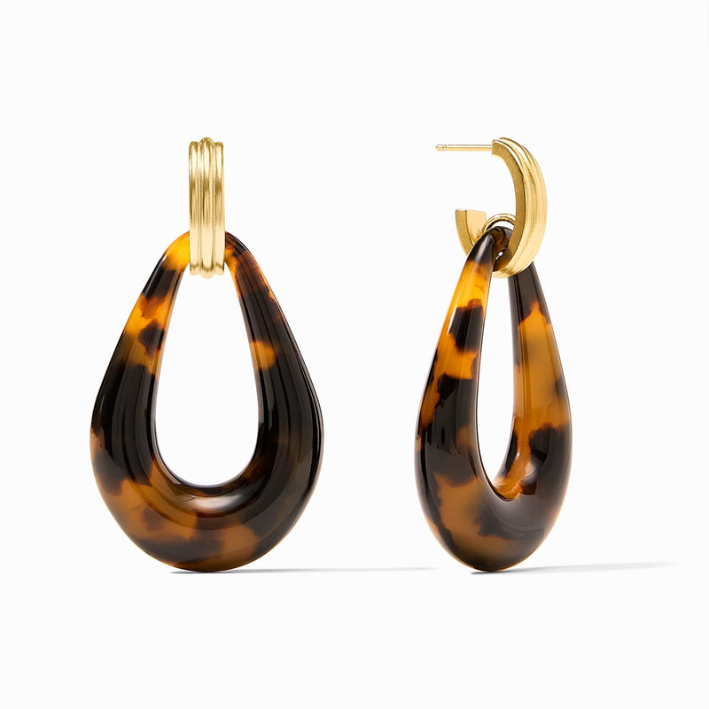 CARNABY DOORKNOCKER EARRING - TORT