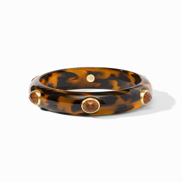 CARNABY STONE BANGLE MEDIUM - TORT