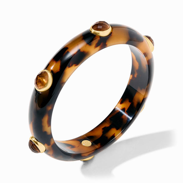 CARNABY STONE BANGLE MEDIUM - TORT