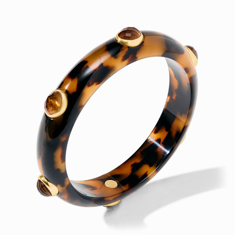 CARNABY STONE BANGLE MEDIUM - TORT