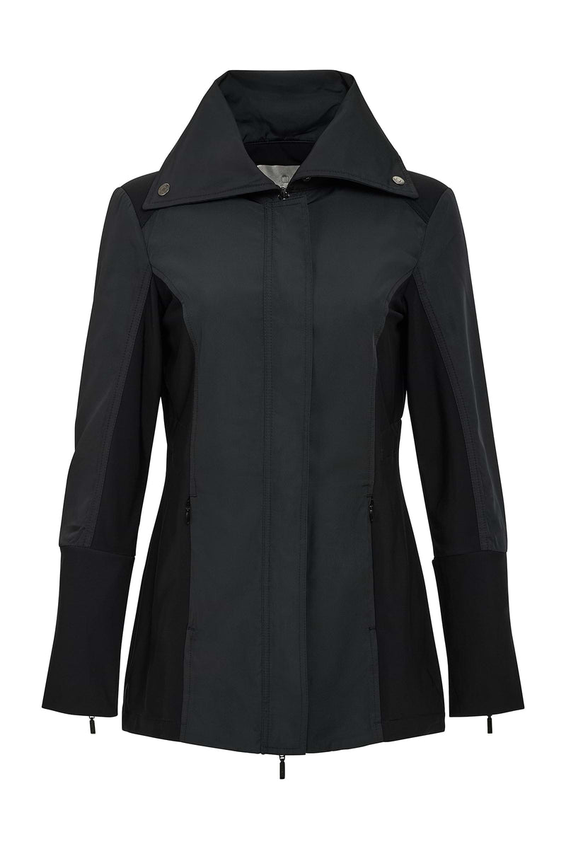 TRAVEL CITY SLICK JACKET - BLK