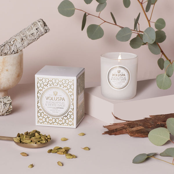 EUCALYPTUS & WHITE SAGE CLASSIC CANDLE