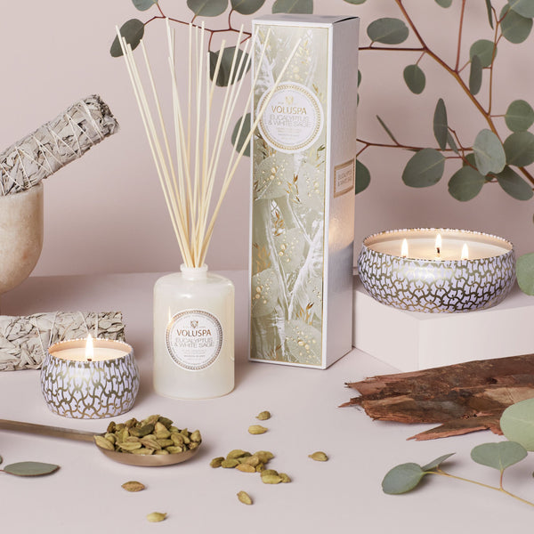 EUCALYPTUS & WHITE SAGE REED DIFFUSER