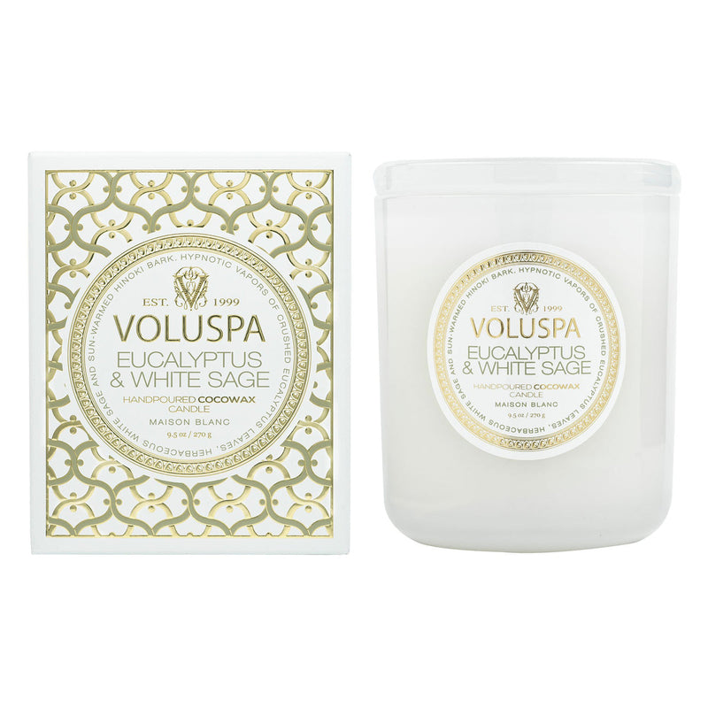 EUCALYPTUS & WHITE SAGE CLASSIC CANDLE