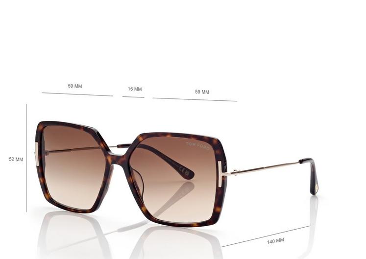TOM FORD - JOANNA - SHINY DARK HAVANA