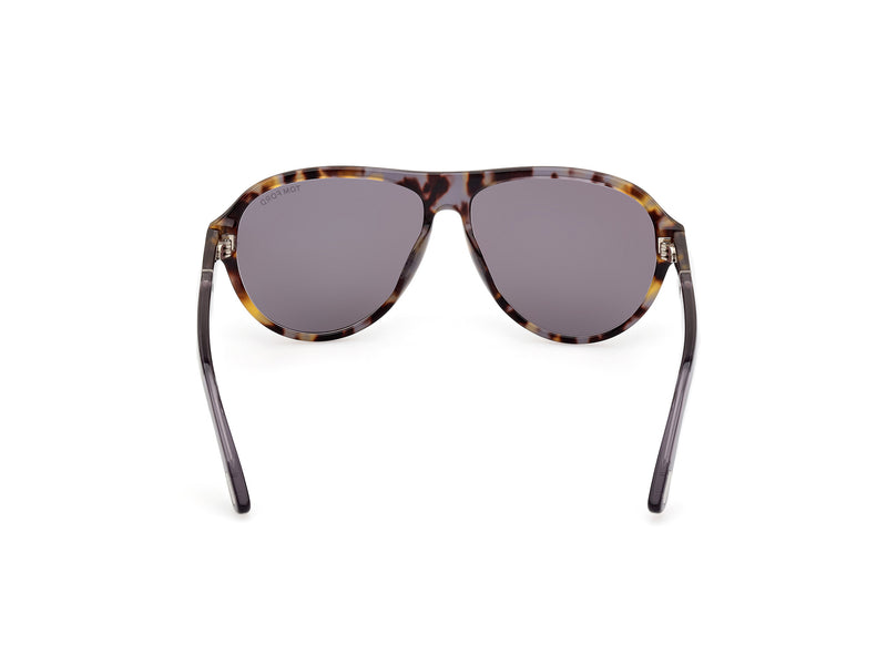 TOM FORD - QUINCY- COLORED HAVANA/SHINY GREY