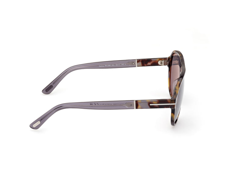 TOM FORD - QUINCY- COLORED HAVANA/SHINY GREY