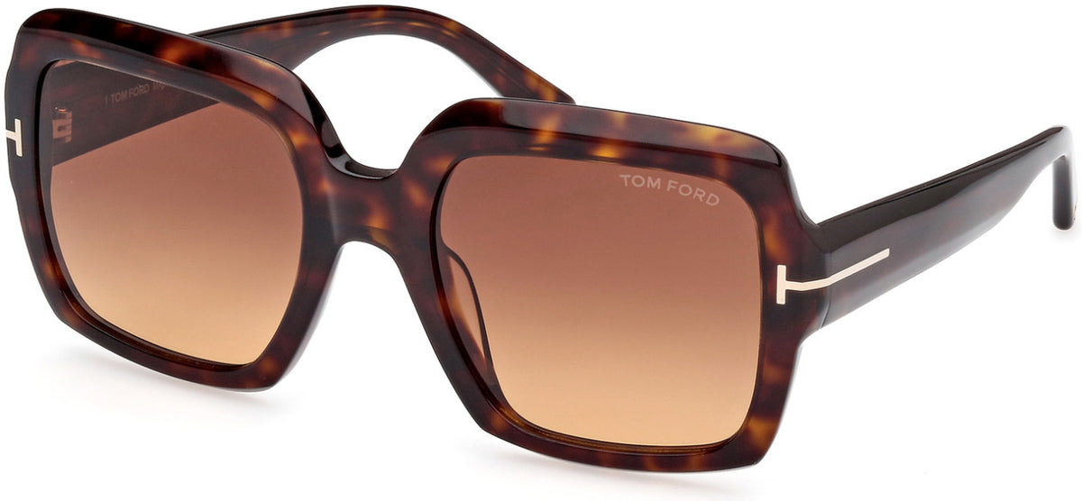 TOM FORD - KAYA - SHINY CLASSIC DARK HAVANA – BELLE | MODE