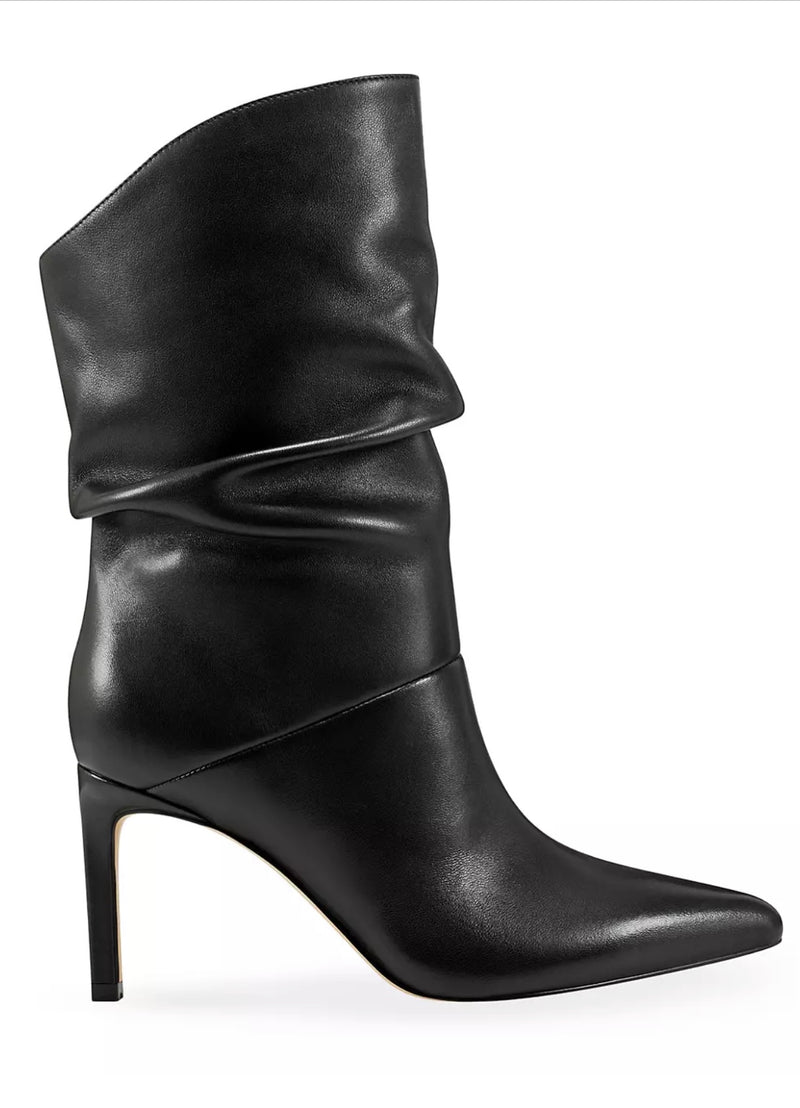 ANGI BOOTIE - BLK LEATHER