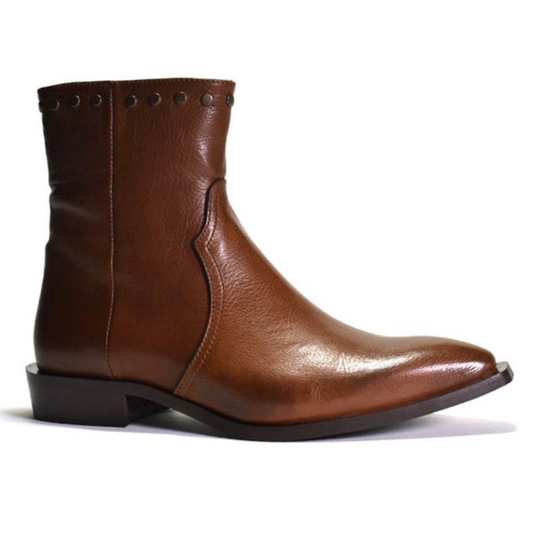 PIPER ANKLE BOOT - BROWN