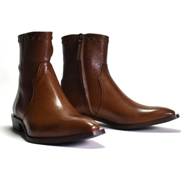 PIPER ANKLE BOOT - BROWN