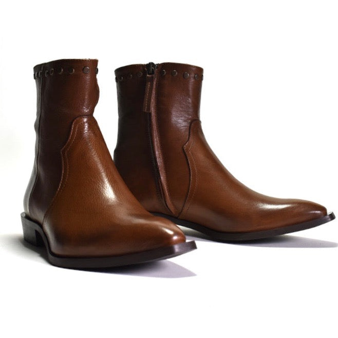 PIPER ANKLE BOOT - BROWN