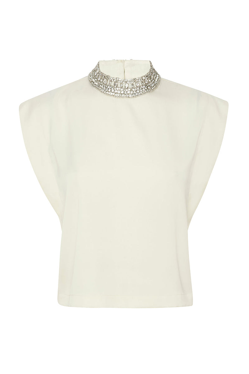 RILEY TOP - IVORY