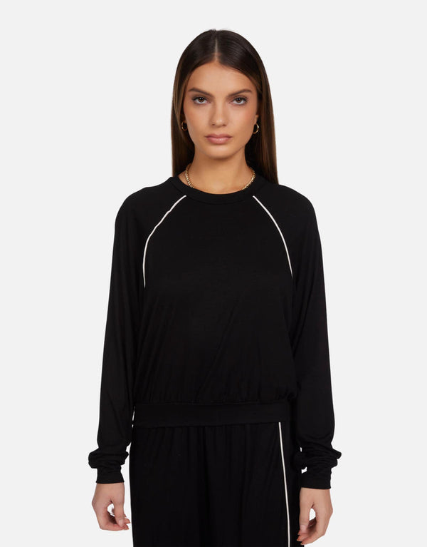 DORSEY CREW NECK - BLK