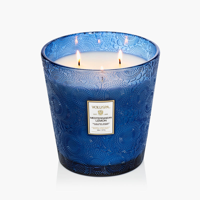 MEDITERRANEAN LEMON 3 WICK CANDLE