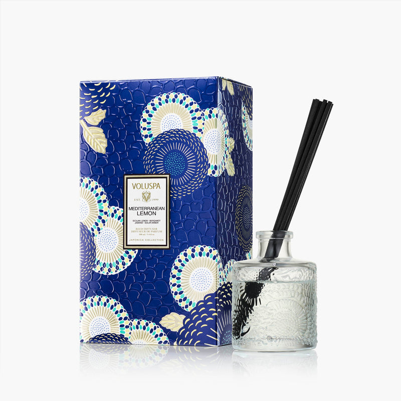 MEDITERRANEAN LEMON REED DIFFUSER 3.4oz.