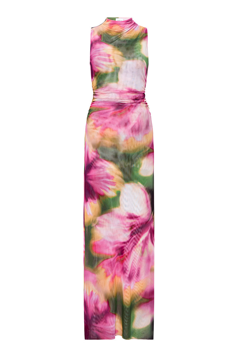 ATHENA DRESS - BLURRED HIBISCUS