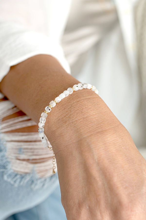 MOONSTONE CALLIOPE BRACELET