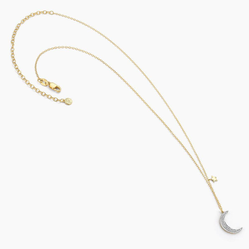 FLY ME TO THE MOON PENDANT NECKLACE