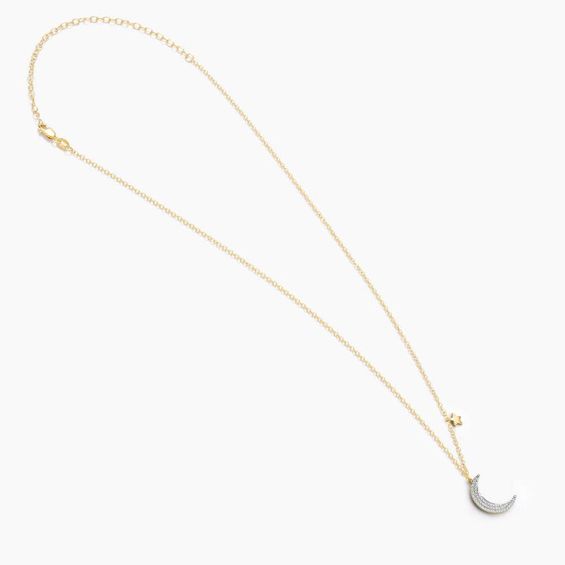 FLY ME TO THE MOON PENDANT NECKLACE