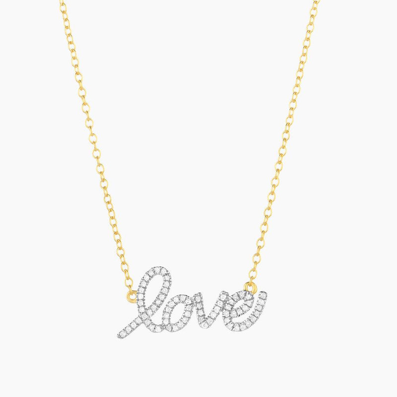 LOVE IS LOVE PENDANT NECKLACE