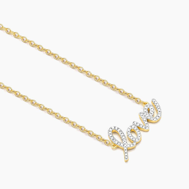 LOVE IS LOVE PENDANT NECKLACE