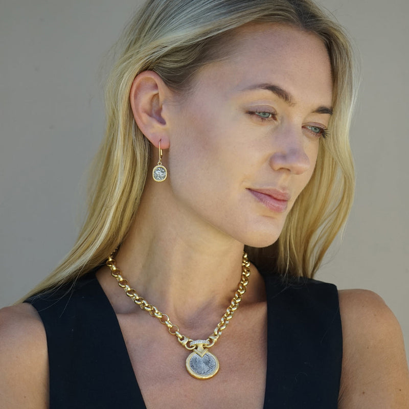 GOLD VECCHIO COIN NECKLACE