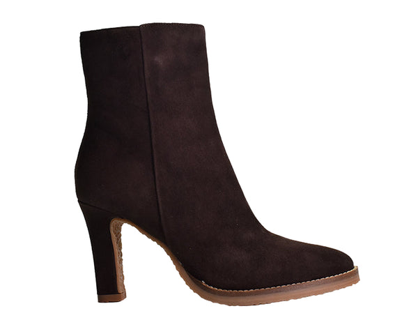 NOVAH SUEDE BOOTIE - BROWN SUEDE