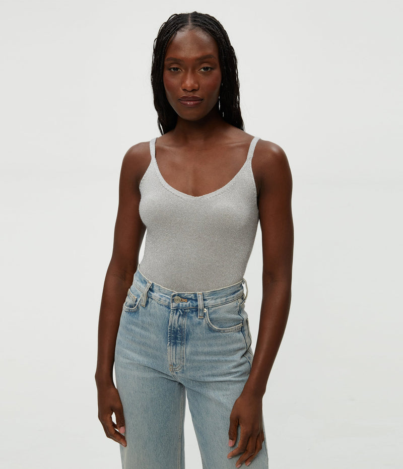 NOMI CAMISOLE - SILVER