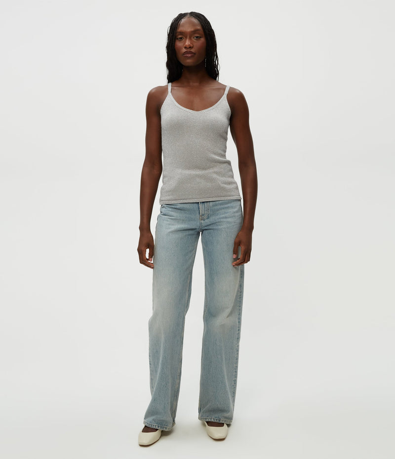 NOMI CAMISOLE - SILVER