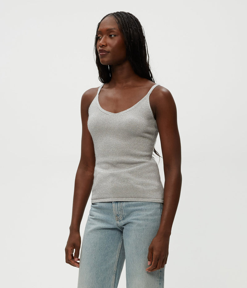 NOMI CAMISOLE - SILVER